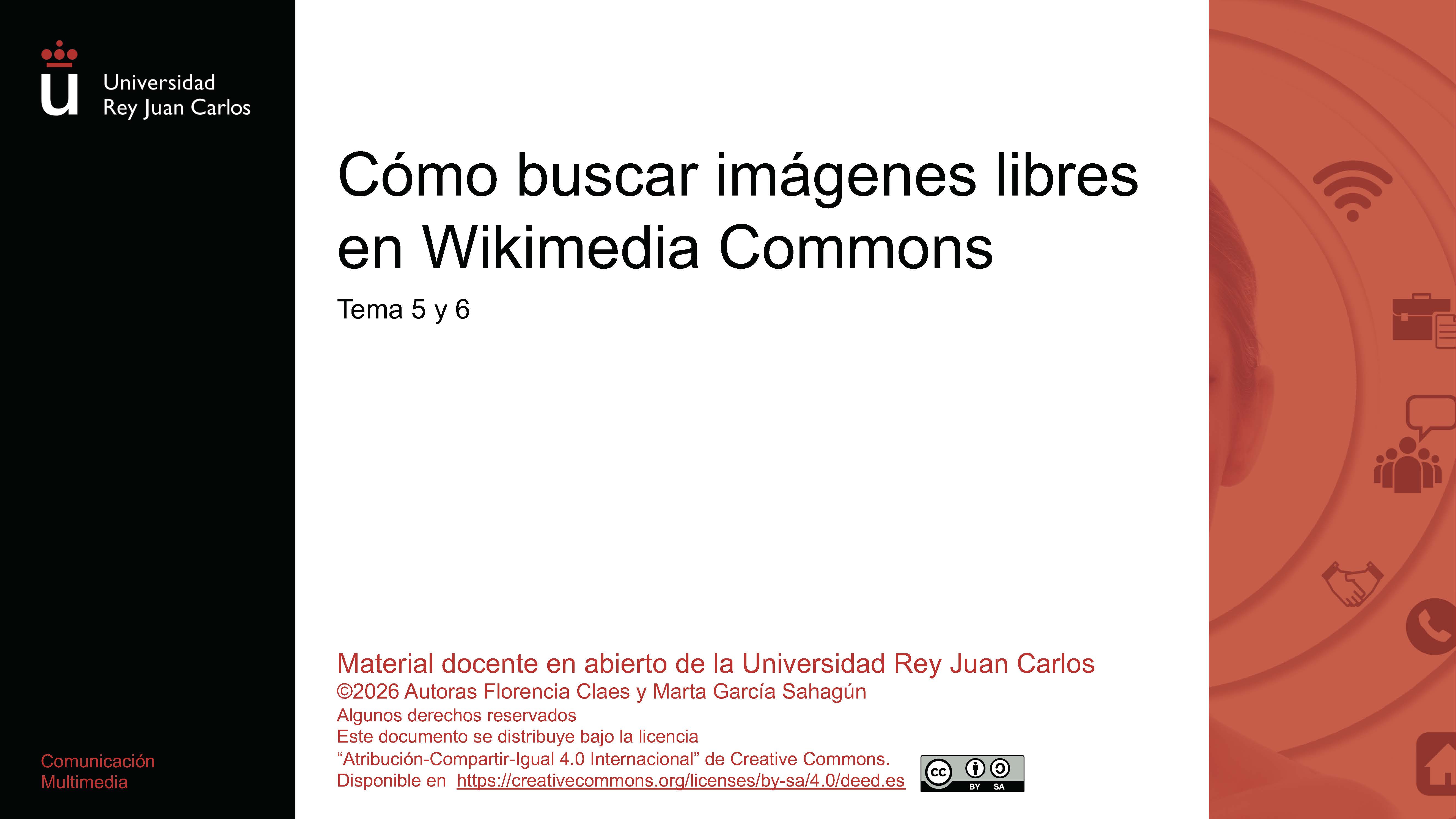 Cómo buscar imágenes libres en Wikimedia Commons